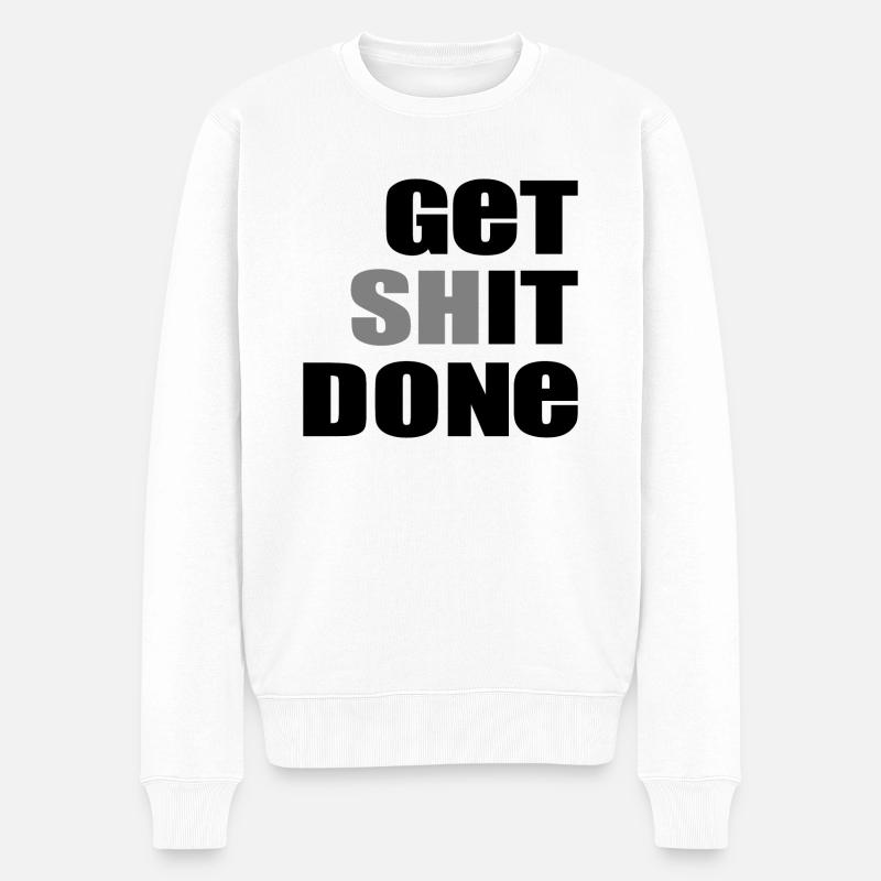 Faites de la merde - Pull Premium bio Homme - blanc