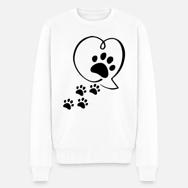Chien chien - Pull Premium bio Homme - blanc