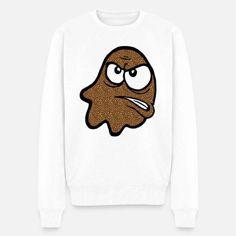 Knurri à motif léopard - Pull Premium bio Homme - blanc