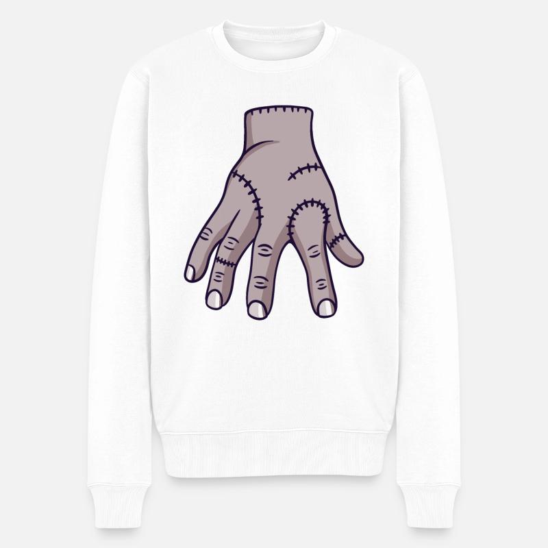 Main de zombie - Pull Premium bio Homme - blanc