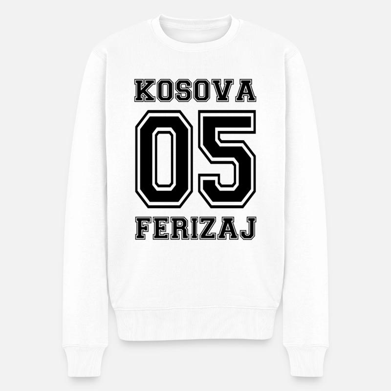 Kosova Ferizaj - Pull Premium bio Homme - blanc