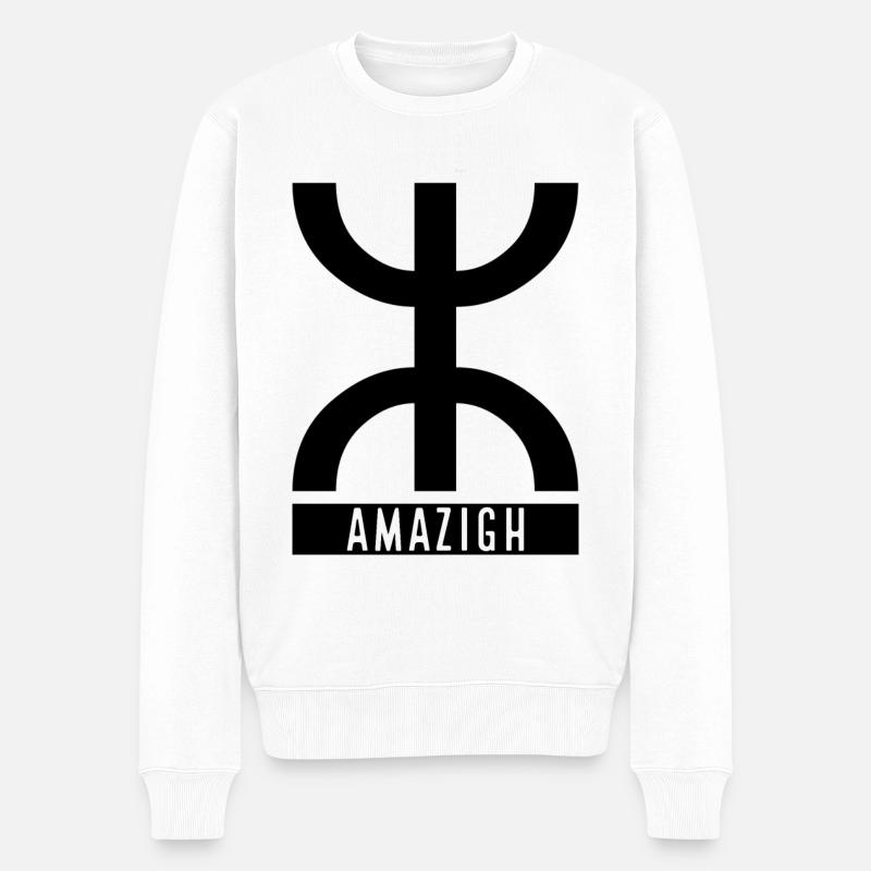 Amazigh - Pull Premium bio Homme - blanc