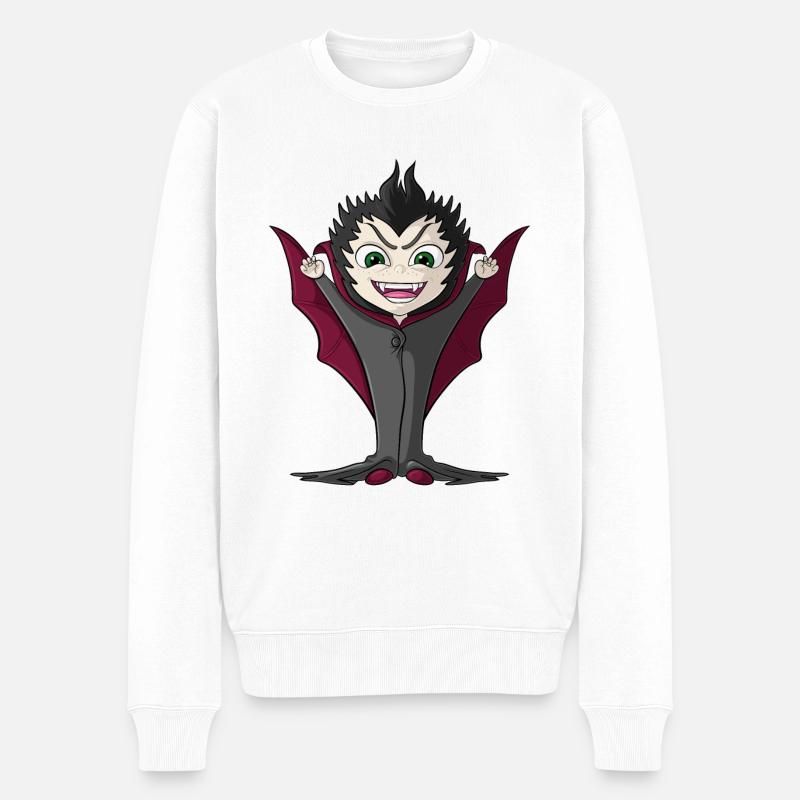 Comic Petit vampire - Pull Premium bio Homme - blanc