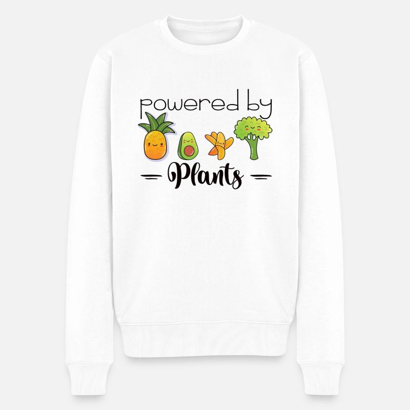 propulsé par des plantes - Pull Premium bio Homme - blanc