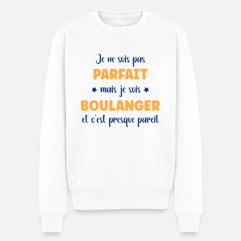 boulanger - Pull Premium bio Homme - blanc