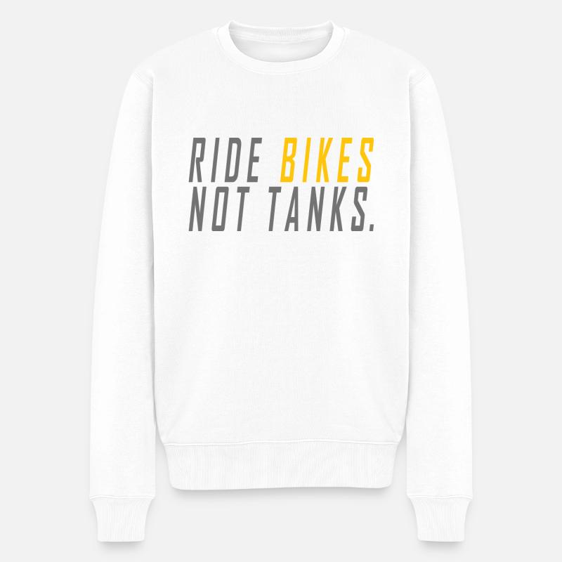 MTB - Männer Premium Bio Pullover - Weiß