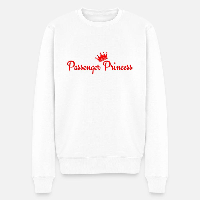 Passagier - Männer Premium Bio Pullover - Weiß