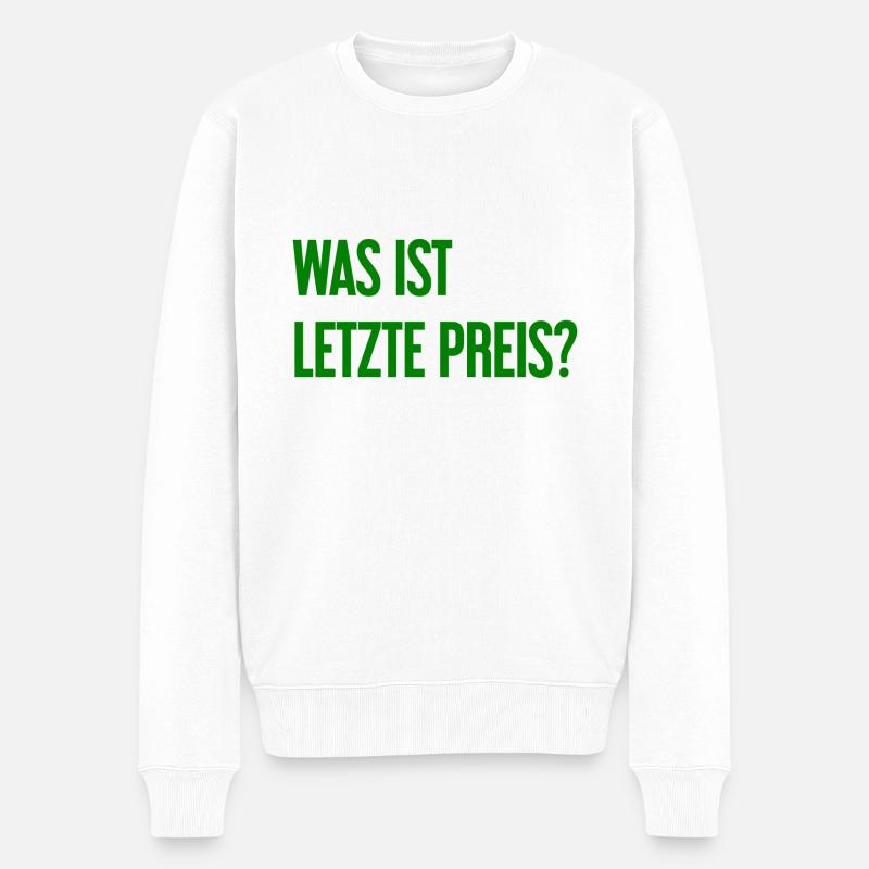 Quel est le dernier prix ? - Pull Premium bio Homme - blanc