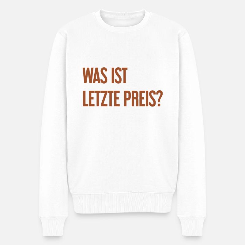 Quel est le dernier prix ? - Pull Premium bio Homme - blanc