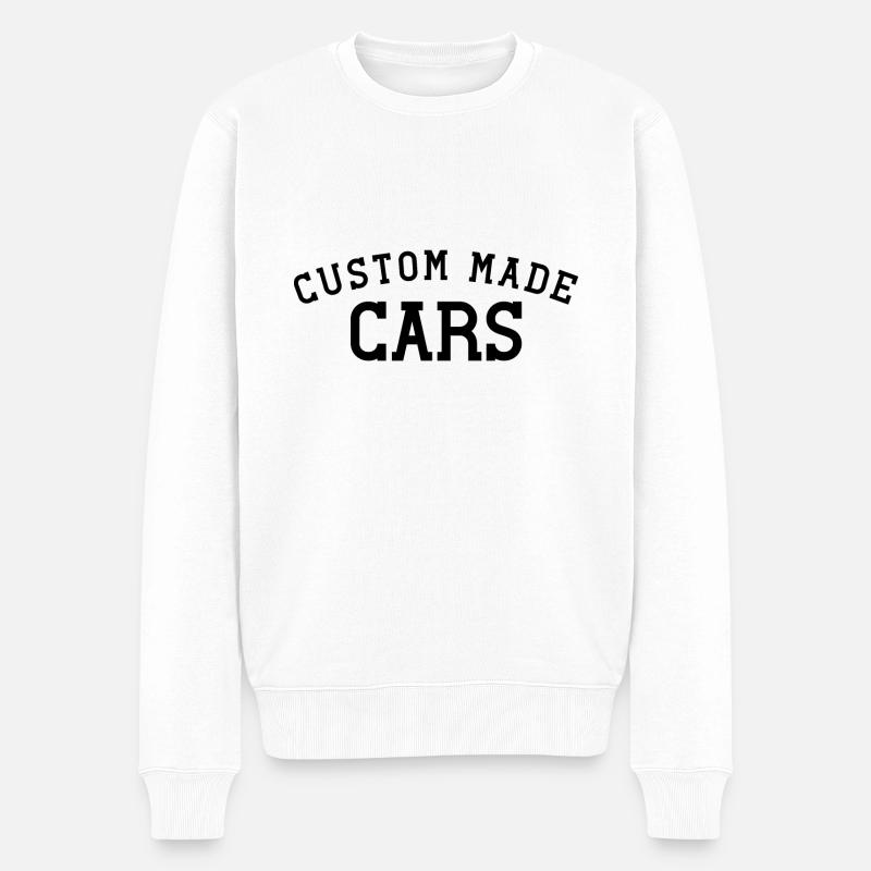 Voitures sur mesure - Pull Premium bio Homme - blanc