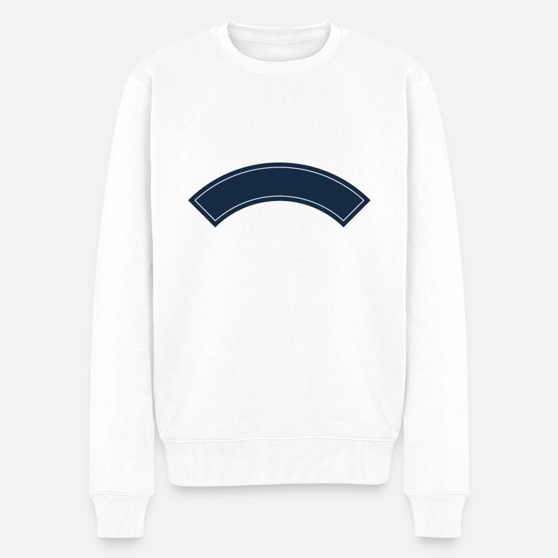 Banner - Männer Premium Bio Pullover - Weiß
