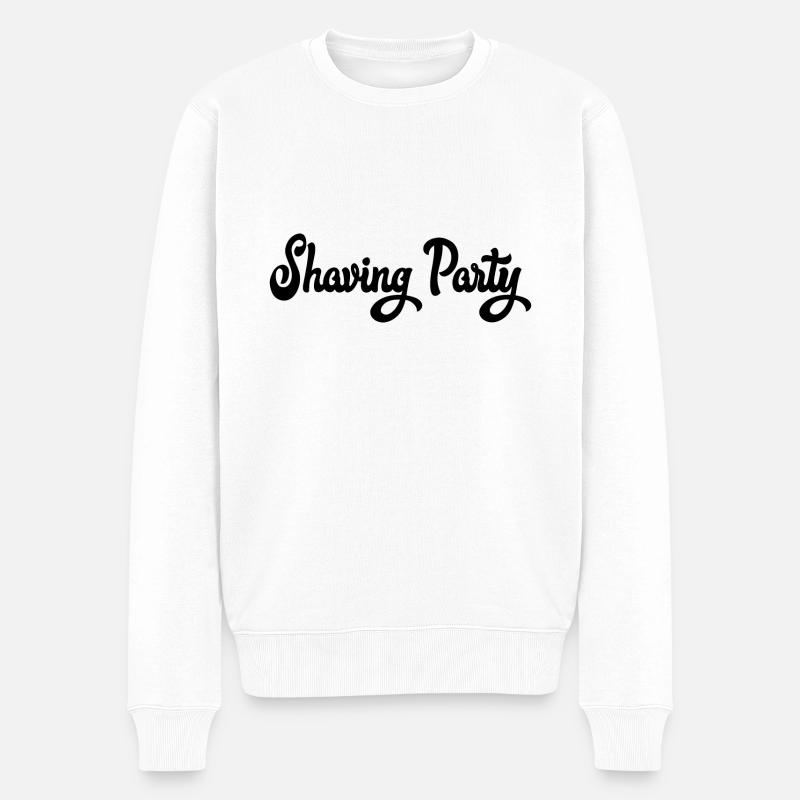 Fête de rasage - Pull Premium bio Homme - blanc