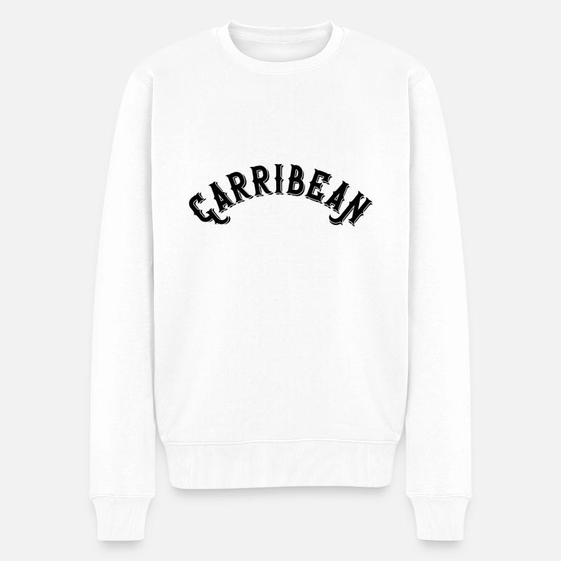 Caraïbes - Pull Premium bio Homme - blanc