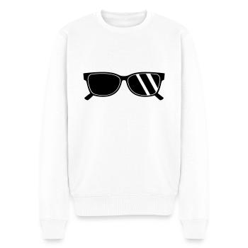 lunettes de soleil - Pull Premium bio Homme - blanc - Devant - Thijin (182cm)
