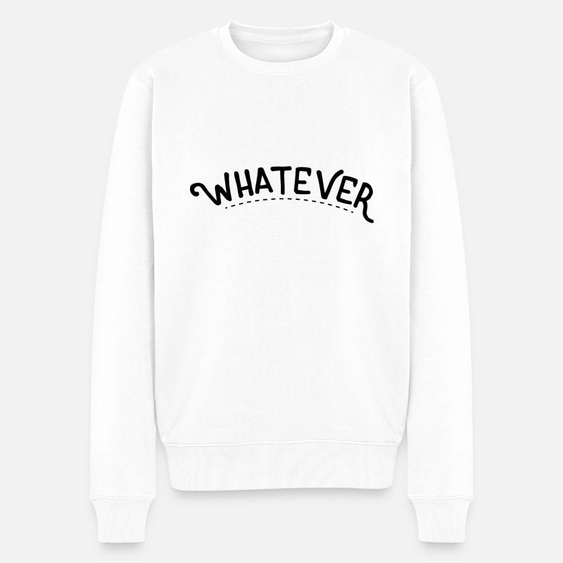 Quoi que - Pull Premium bio Homme - blanc