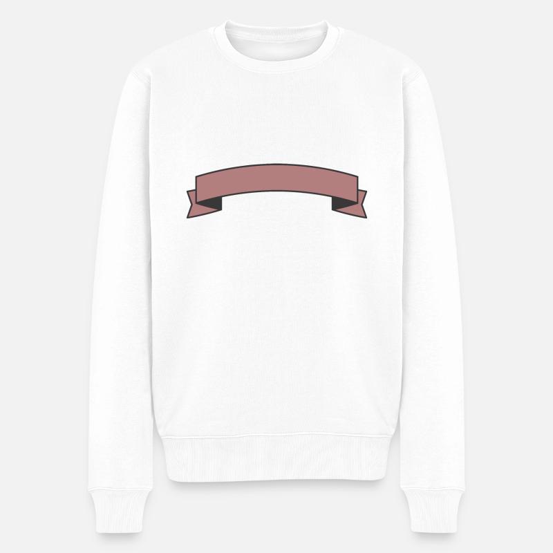 Bannière - Pull Premium bio Homme - blanc