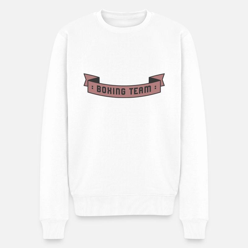 Équipe de boxe - Pull Premium bio Homme - blanc