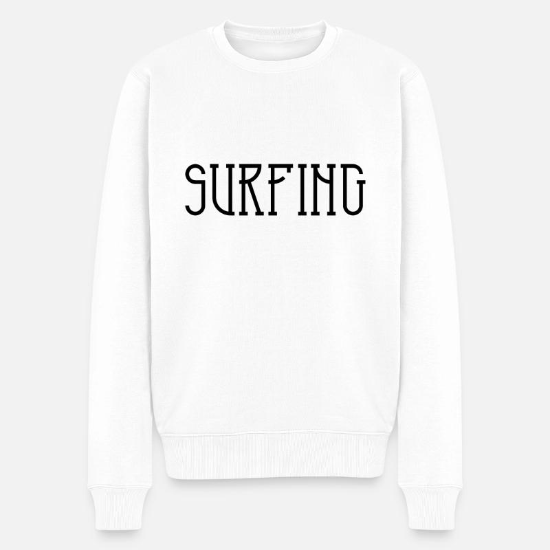 Surf - Pull Premium bio Homme - blanc