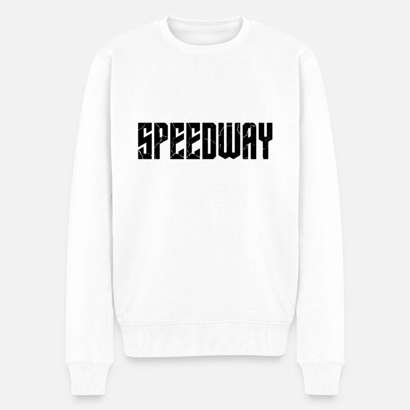 Speedway - Pull Premium bio Homme - blanc