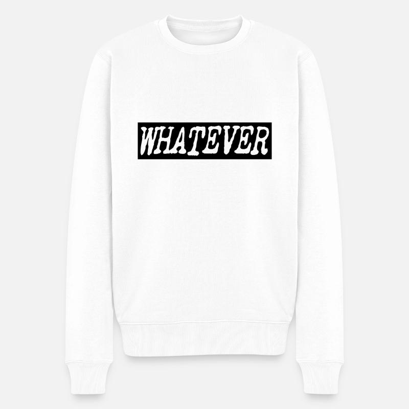 Quoi que - Pull Premium bio Homme - blanc