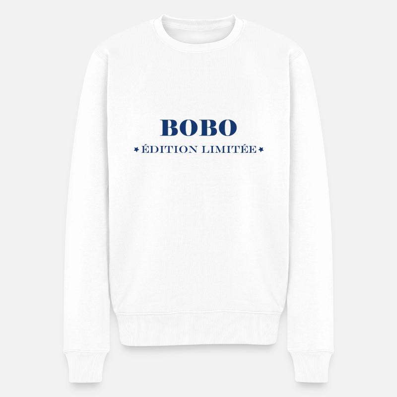 bobo - Pull Premium bio Homme - blanc