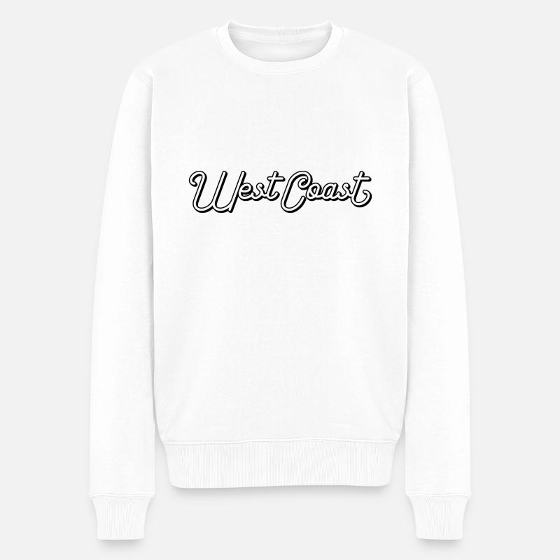 Côte Ouest - Pull Premium bio Homme - blanc