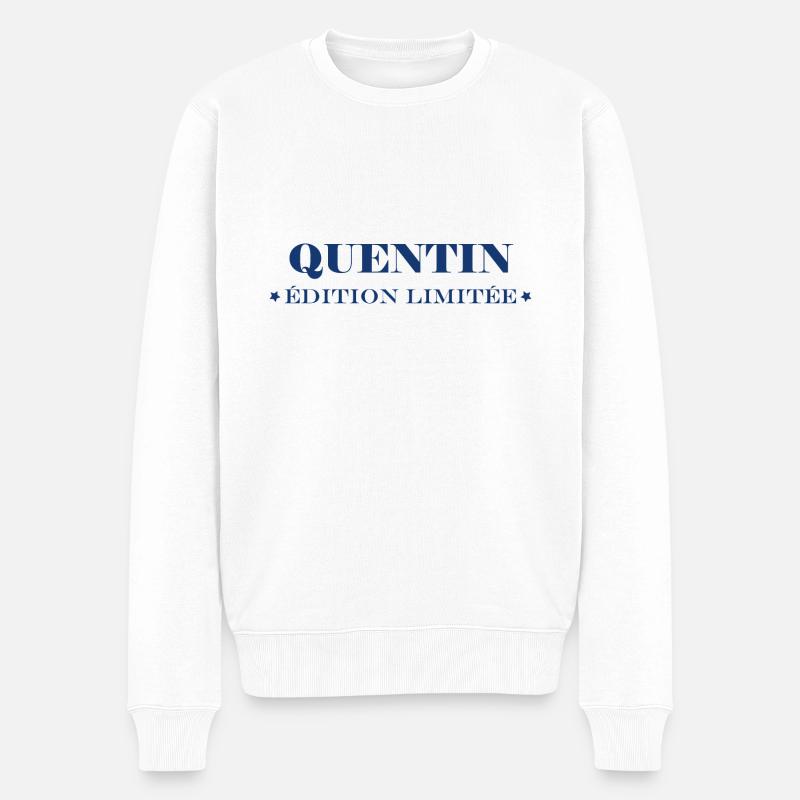 quentin - Pull Premium bio Homme - blanc