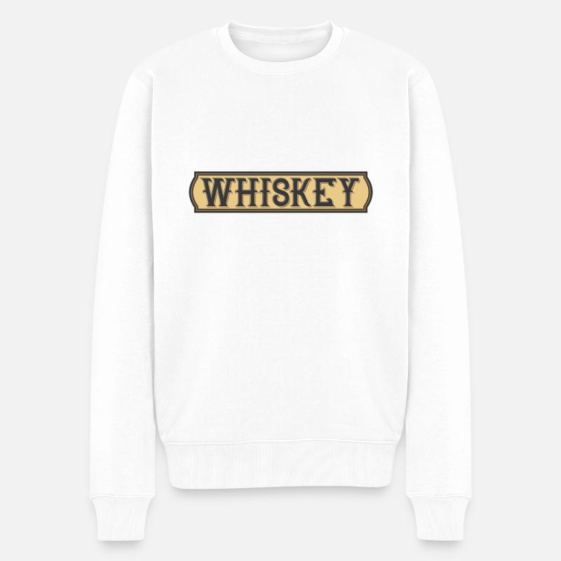 Bannière de whisky - Pull Premium bio Homme - blanc