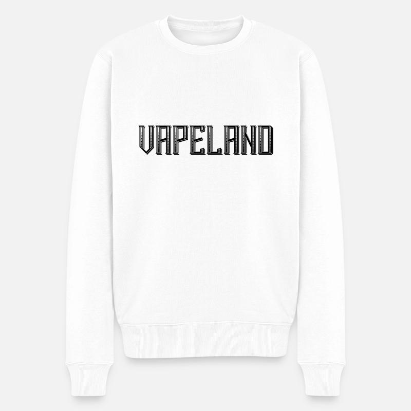 Vapeland - Pull Premium bio Homme - blanc
