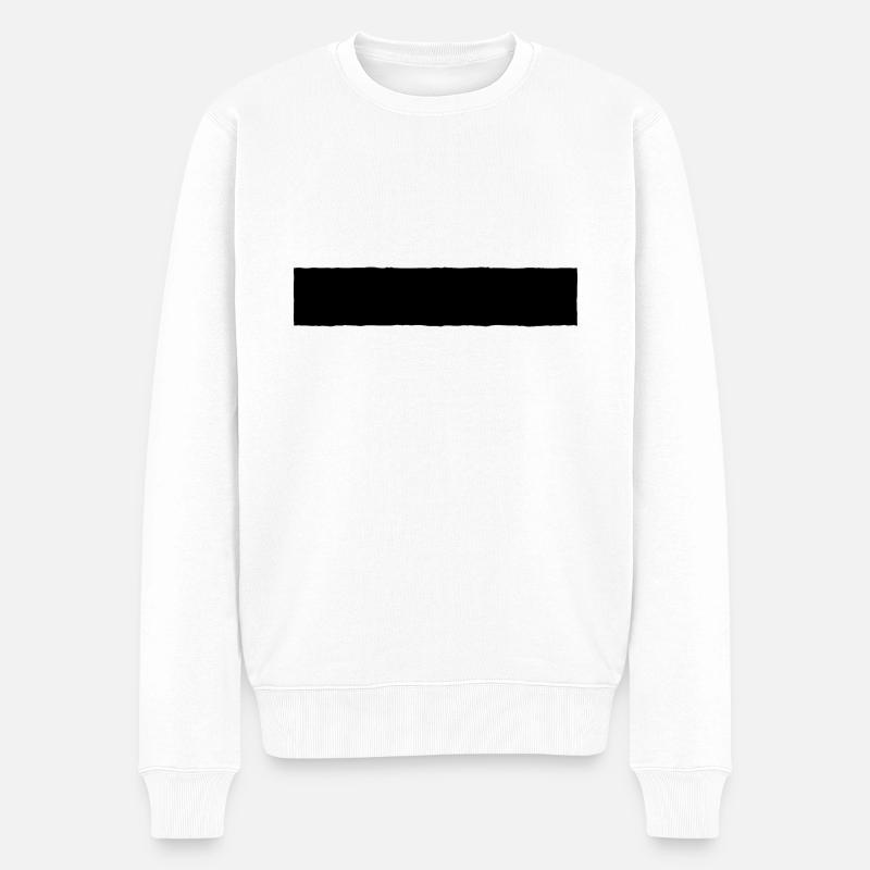 Banner - Männer Premium Bio Pullover - Weiß