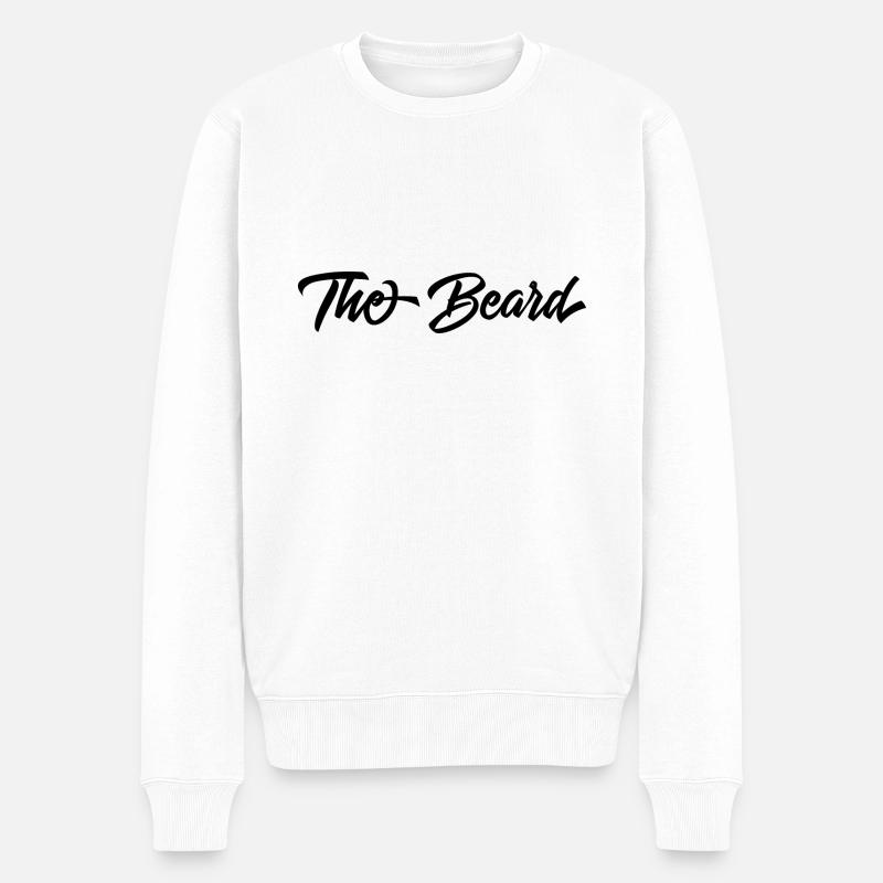 The Beard - Männer Premium Bio Pullover - Weiß