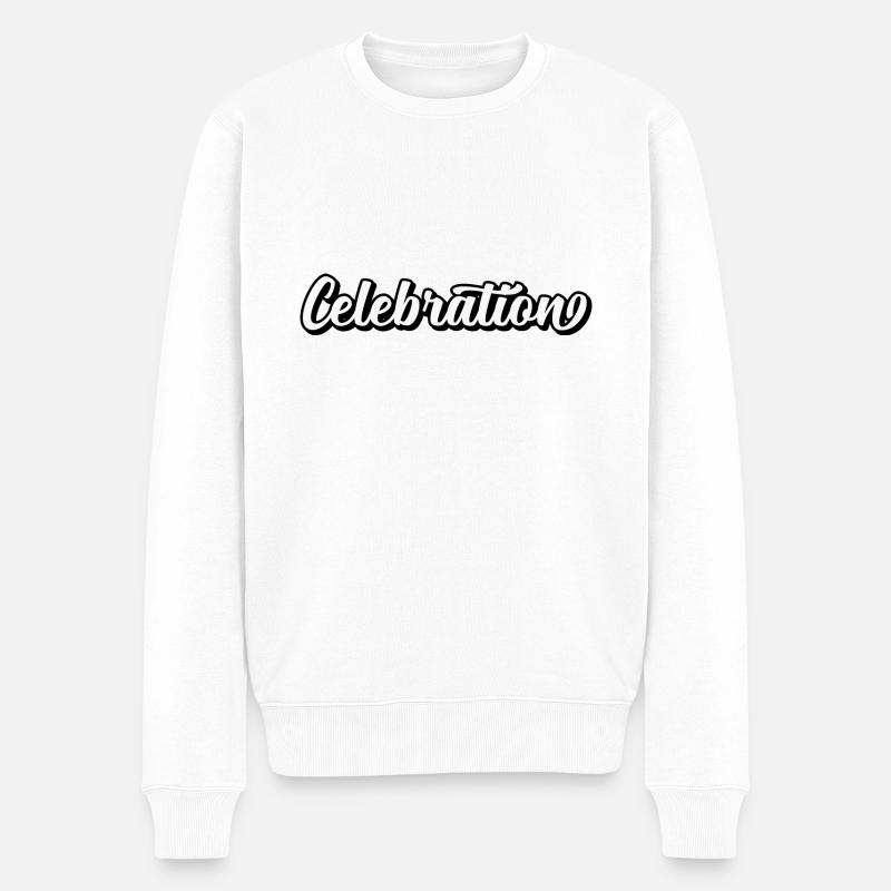 Fête - Pull Premium bio Homme - blanc