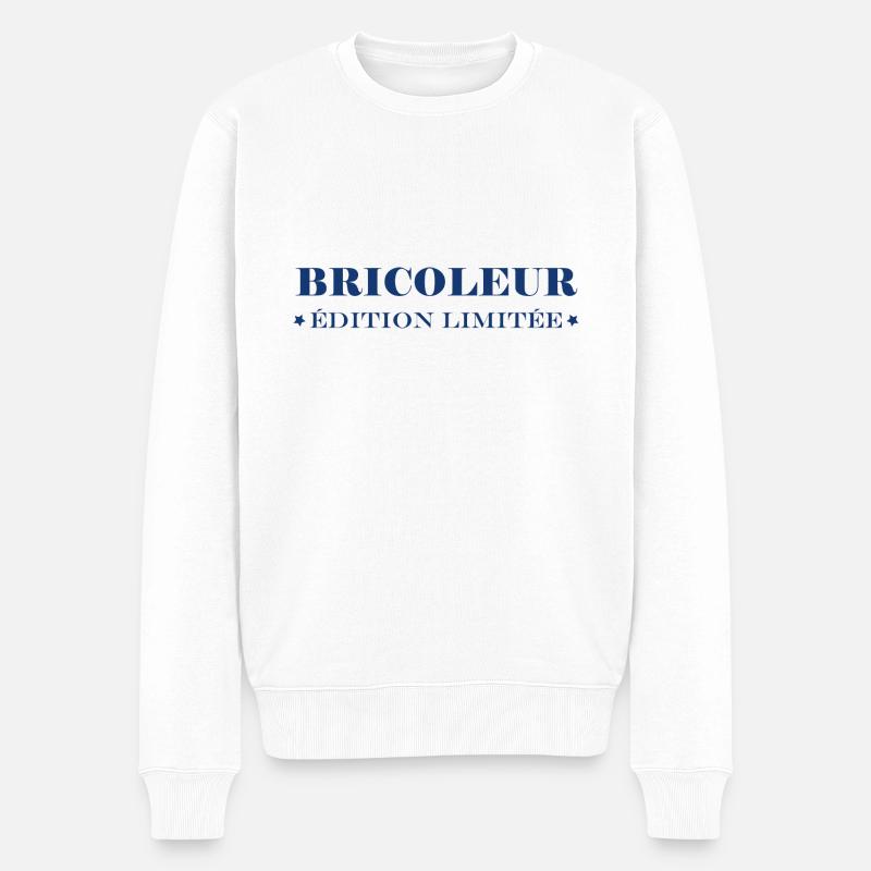 Bricoleur - Pull Premium bio Homme - blanc