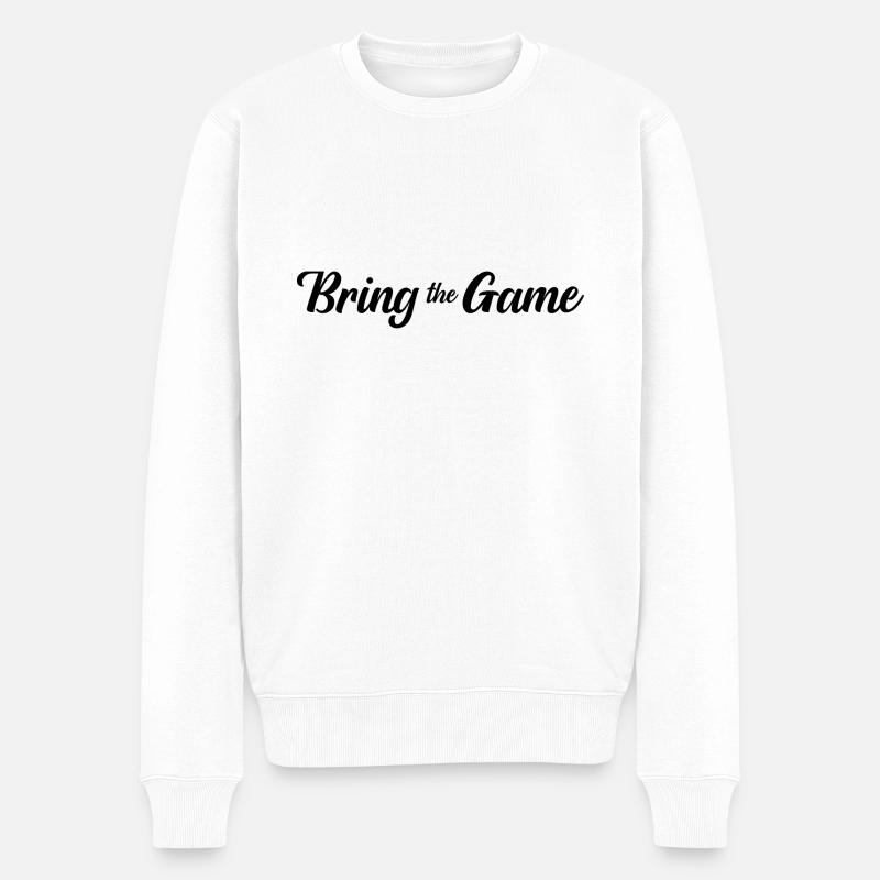 Apportez le jeu - Pull Premium bio Homme - blanc