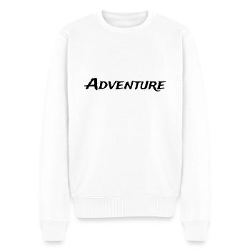 Adventure - Men's Premium Organic Jumper - white - Front - Thijin (182cm)