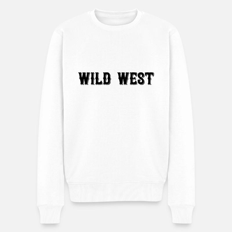 Far West - Pull Premium bio Homme - blanc