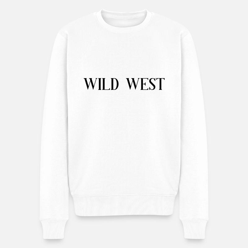Far West - Pull Premium bio Homme - blanc