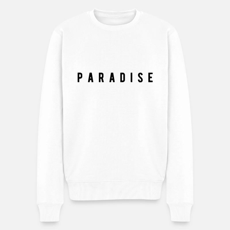 Paradis - Pull Premium bio Homme - blanc