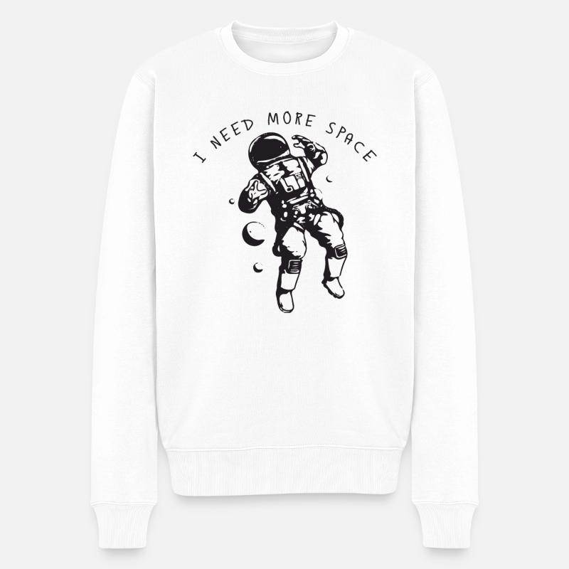 NASA - Pull Premium bio Homme - blanc