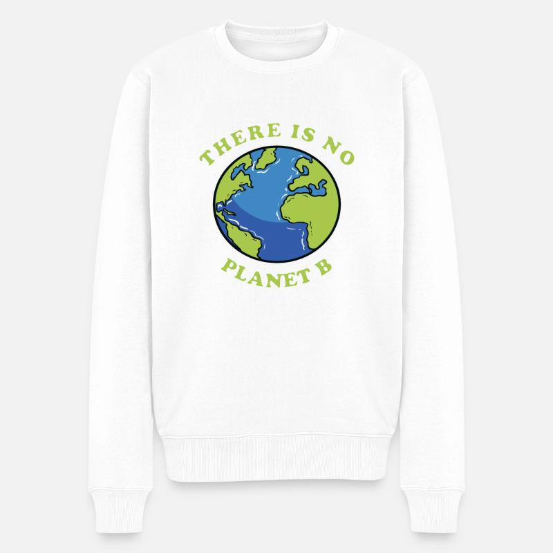 Nachhaltigkeit - Männer Premium Bio Pullover - Weiß