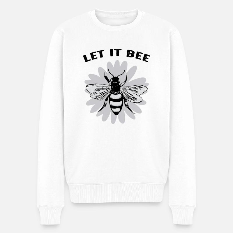 Nachhaltigkeit - Männer Premium Bio Pullover - Weiß