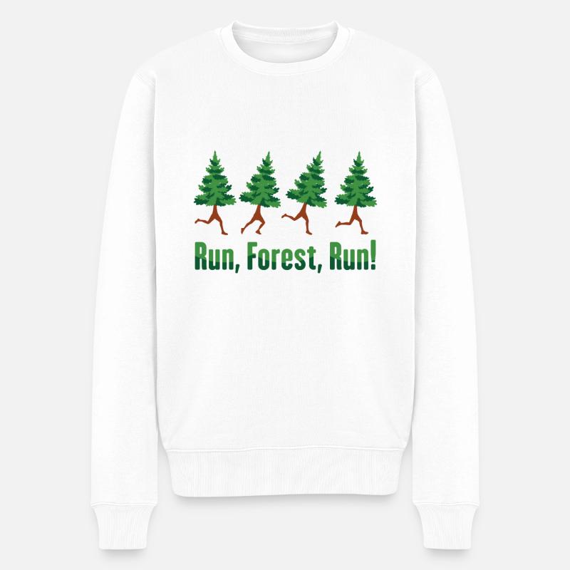 Running - Pull Premium bio Homme - blanc