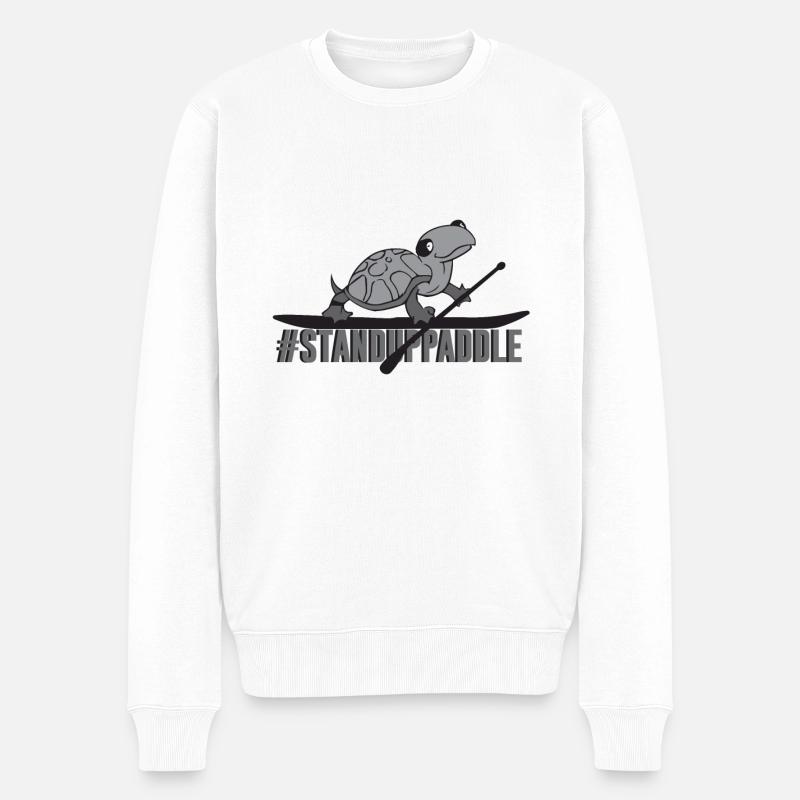 Stand Up Paddle - Pull Premium bio Homme - blanc