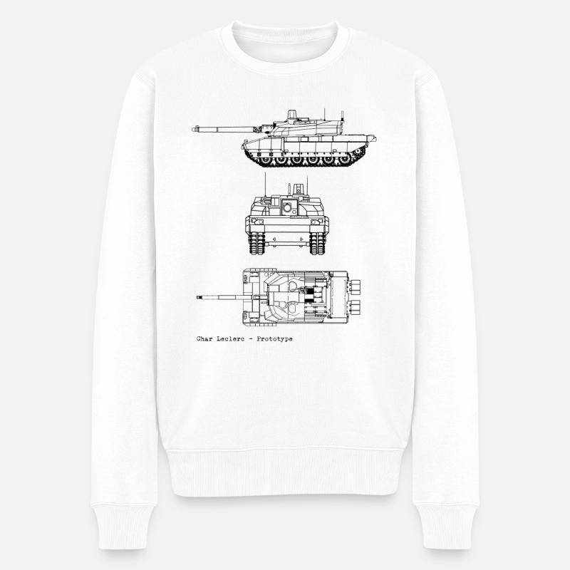 Leclerc - Pull Premium bio Homme - blanc