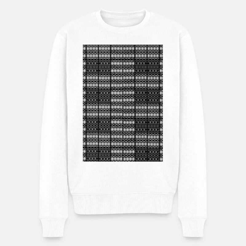 Uni-unique - Pull Premium bio Homme - blanc