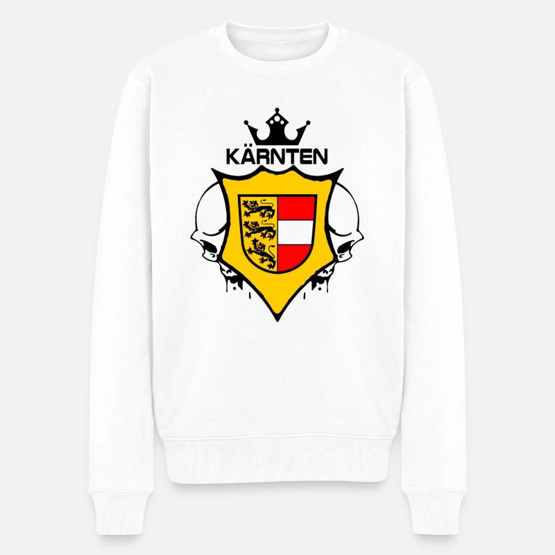 Kärnten - Männer Premium Bio Pullover - Weiß