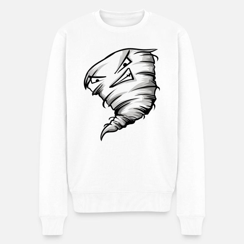 tornade - Pull Premium bio Homme - blanc