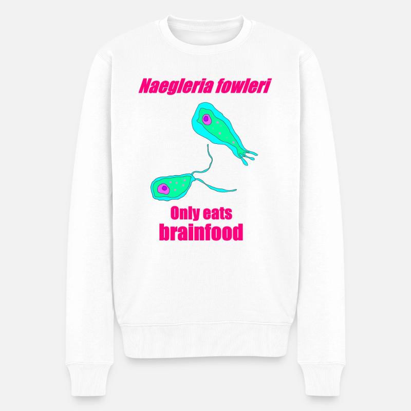 Neon Amoeba Biology Tee - Pull Premium bio Homme - blanc