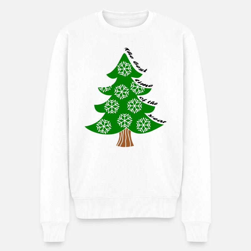 La meilleure période de l’année - Pull Premium bio Homme - blanc
