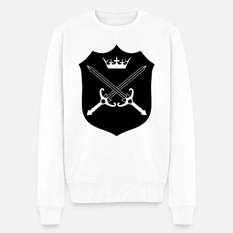 Épées - Pull Premium bio Homme - blanc